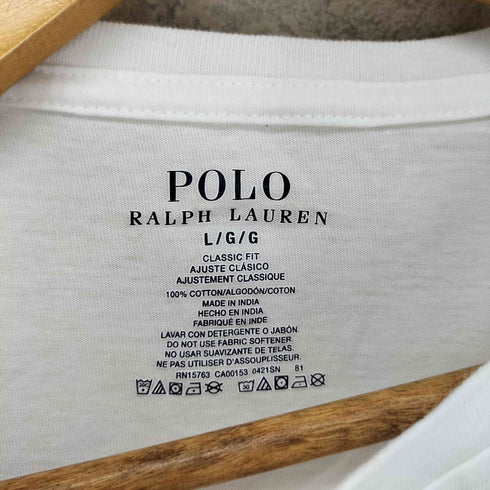 ポロラルフローレン POLO RALPH LAUREN 裾ポニー刺繍Tシャツ メンズ L