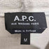 アーペーセー A.P.C. HOOD/ZIP-UP Item Hoodie メンズ import:M