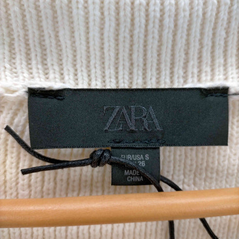 ザラ ZARA レースアップ ニット レディース JPN:S