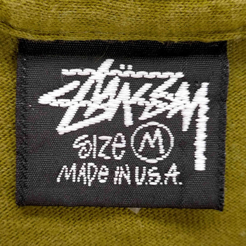 ステューシー Stussy USA製 黒タグ old シングルステッチ プリントTシャツ メンズ JPN:M
