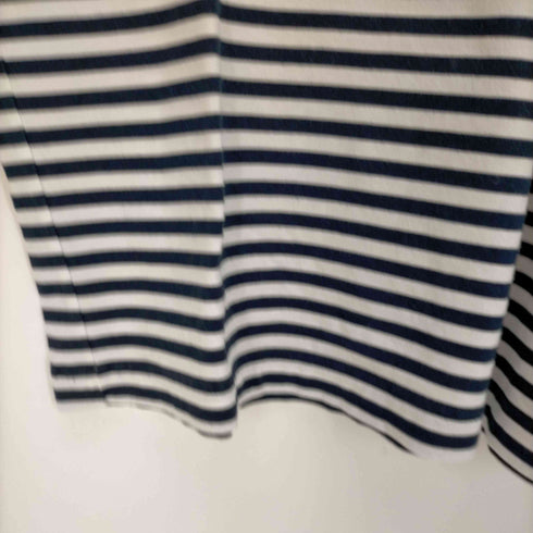 コス COS ハイネックボーダーTシャツ レディース import:M