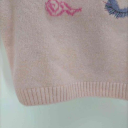 ザラ ZARA ドラゴンショートスリーブニット レディース import:L