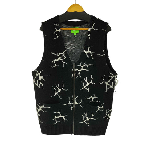 ハフ HUF CRACKED ZIP VEST メンズ JPN:L