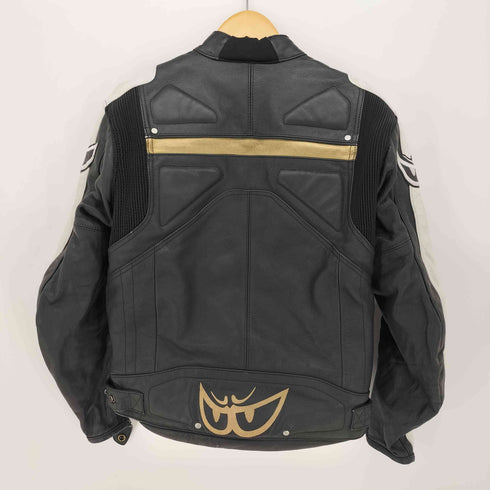 BERiK-70 レザー切替 レーシング ジャケット メンズ import:L