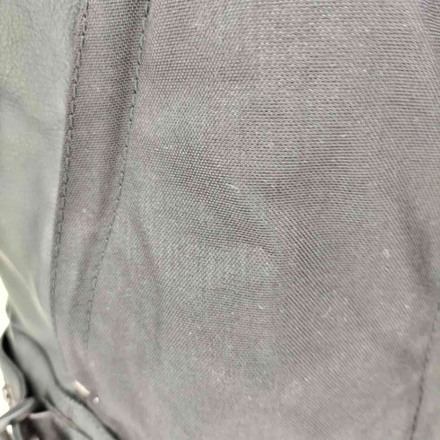 BERiK-70 レザー切替 レーシング ジャケット メンズ import:L