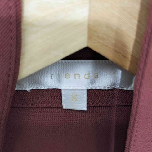 リエンダ rienda オープンショルダーフリルボウタイワンピース レディース JPN:S