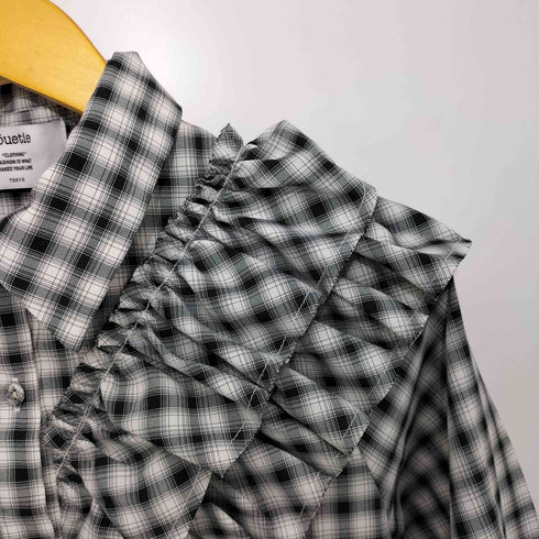 ジュエティ jouetie フリルロングシャツワンピース レディース JPN:M