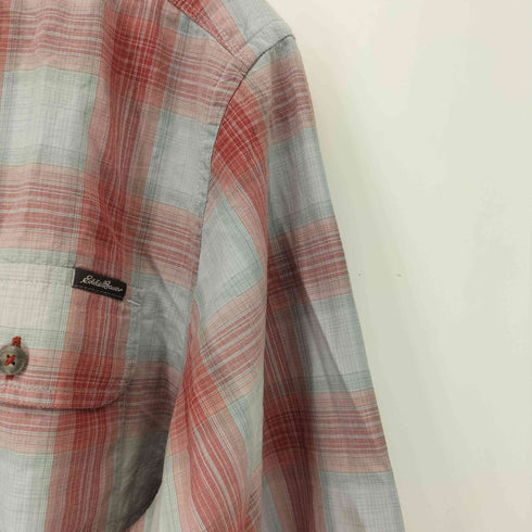 エディーバウアー Eddie Bauer オンブレチェックL/Sレギュラーカラーシャツ メンズ JPN:M