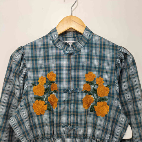 ジュエティ jouetie フラワー刺繍 チャイナワンピース レディース JPN:M