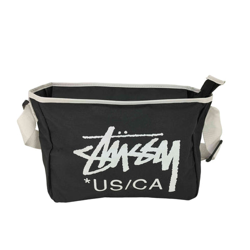 ステューシー Stussy スカル 折れクラウン SSリンク ポーチ付き ショルダーバッグ メンズ