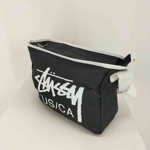 ステューシー Stussy スカル 折れクラウン SSリンク ポーチ付き ショルダーバッグ メンズ