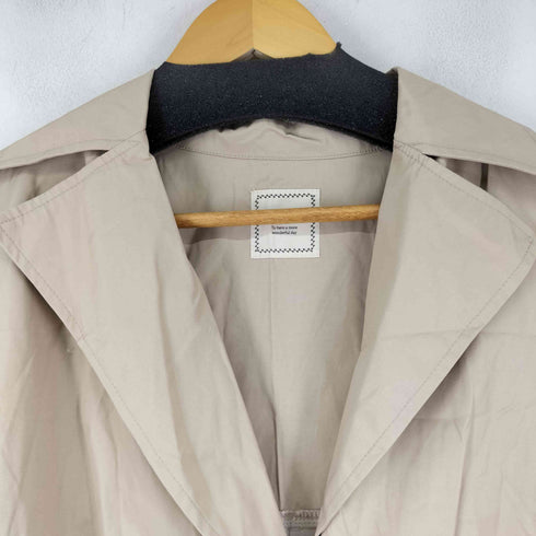 BUR COLORE プリーツ切替コート レディース JPN:M