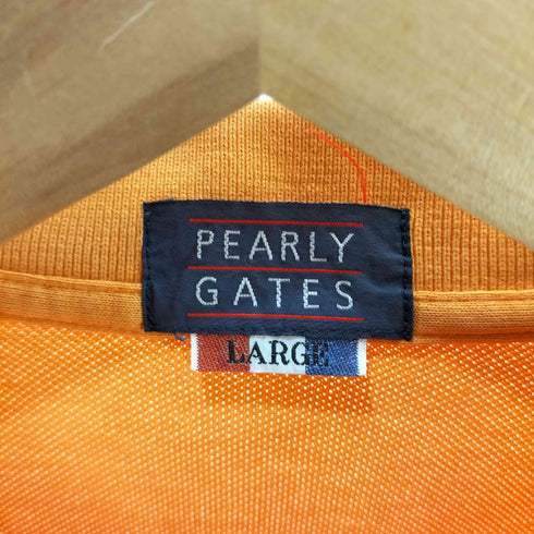 パーリーゲイツ PEARLY GATES 刺繍 S/Sポロシャツ メンズ JPN:L