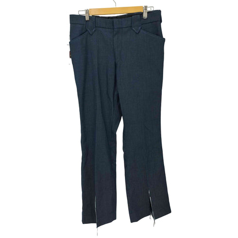 WESTERN WEAR 70S 棒TALONジップ セミフレア スラックスパンツ メンズ