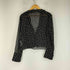ザラ ZARA フリルリボンドットシアーブラウス レディース import:M
