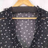 ザラ ZARA フリルリボンドットシアーブラウス レディース import:M