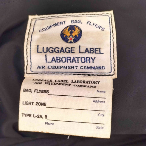 ラゲッジレーベル LUGGAGE LABEL 80s 山口タグ LABORATORY RESCUE 2way ボストンバッグ メンズ