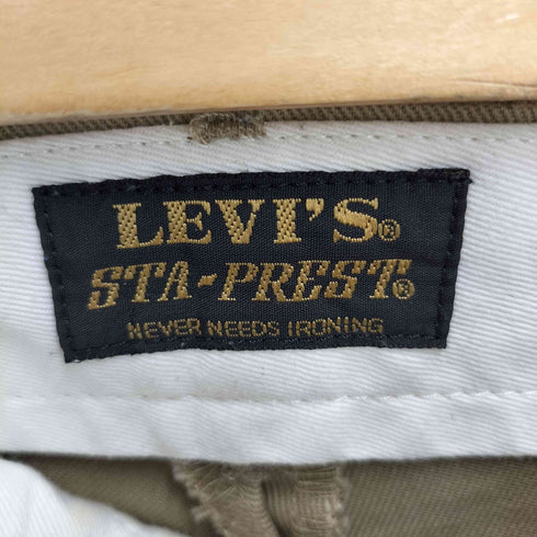 リーバイス Levis STA-PREST WIDE LEG CROP HARVEST GOLD ワイド ワーク パンツ メンズ W34