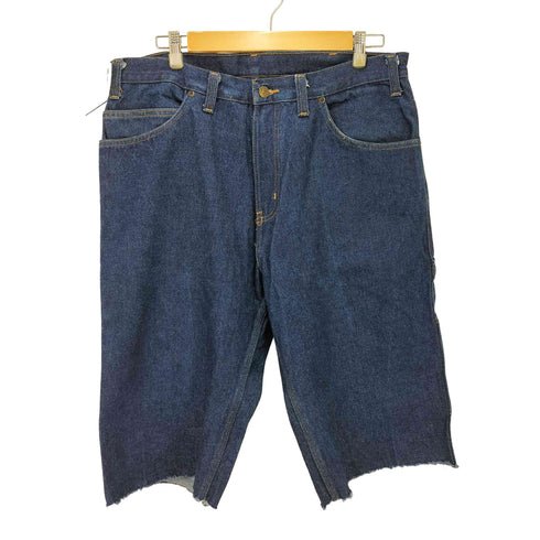 ベンデイビス BEN DAVIS USA CARPENTER PANTS カットオフ リメイク カーペンター パンツ ペインター 濃紺 ショーツ ジョーツ メンズ 36