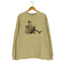 テス TES プリント ロングスリーブ Tシャツ メンズ import:L