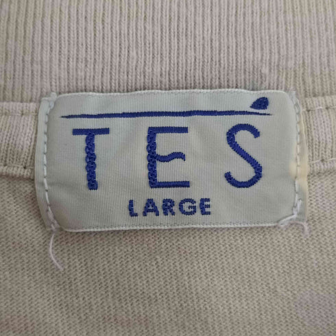 テス TES プリント ロングスリーブ Tシャツ メンズ import:L