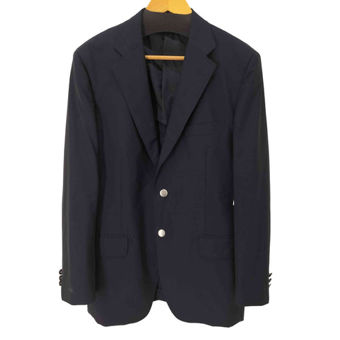 ヴィタルバルベリス カノニコ VITALE BARBERIS CANONICO メタルボタン ウール2Bテーラードジャケット メンズ AB7