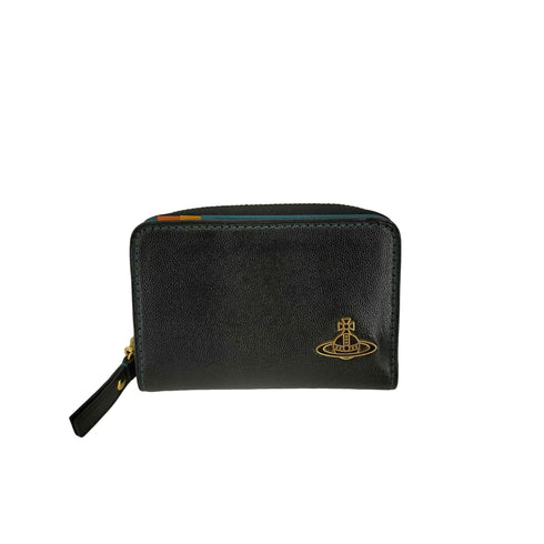 ヴィヴィアンウエストウッド Vivienne Westwood カラーブロック レザーウォレット メンズ