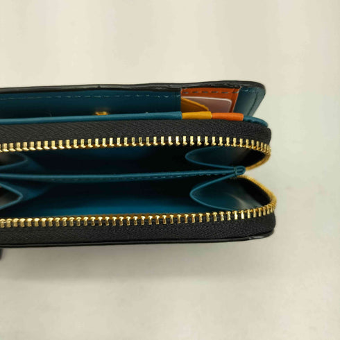 ヴィヴィアンウエストウッド Vivienne Westwood カラーブロック レザーウォレット メンズ