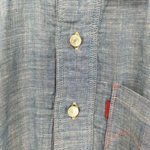 リーバイス Levis 00S Circle ダブルガーゼ プルオーバー L/S シャツ デッドストック メンズ import:M