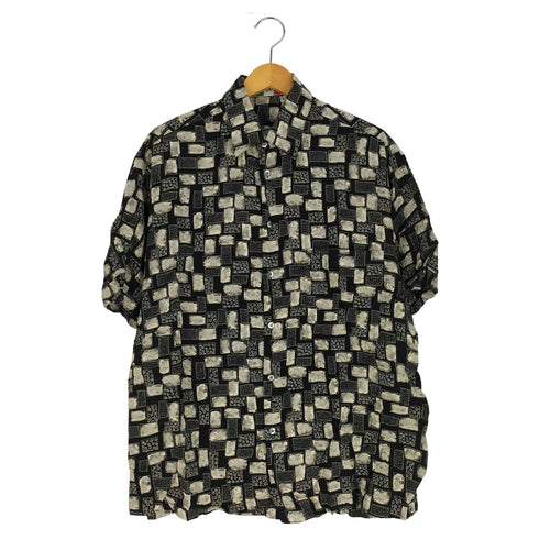 VITTORIO USA製 総柄 ポケット付き シャツ メンズ import:L