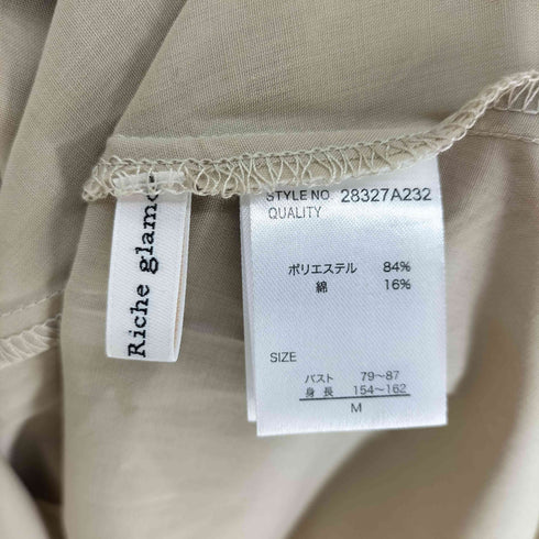 リシェグラマー Riche Glamour lalaBorn 60s ローン ギャザー ワンピース レディース JPN:M