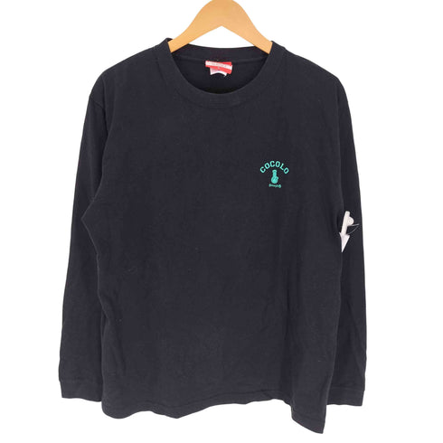 COCOLO BRAND シリンダー ファイヤーパターン バック プリント L/S Tシャツ メンズ JPN:L