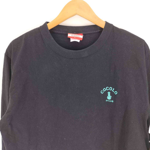 COCOLO BRAND シリンダー ファイヤーパターン バック プリント L/S Tシャツ メンズ JPN:L