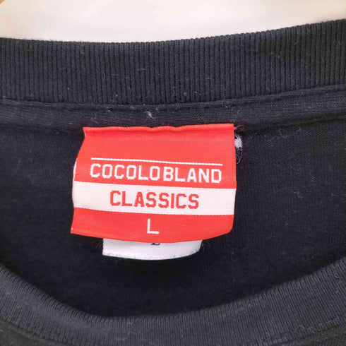 COCOLO BRAND シリンダー ファイヤーパターン バック プリント L/S Tシャツ メンズ JPN:L