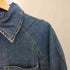 ザラ ZARA デニムジッパーデニム長袖ワンピース レディース import:S