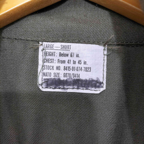 ユーエスアーミー U.S. ARMY COVERALLS COMBAT VEHICLE CREWMEN'S メンズ LARGE-SHORT
