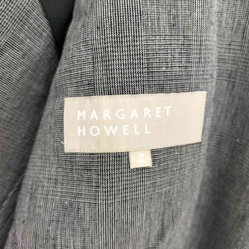 マーガレットハウエル MARGARET HOWELL リネン混2Bテーラードジャケット レディース JPN:3