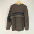 エディーバウアー Eddie Bauer 00s エルボーパッチ 3Dノルディック柄 ウールニット メンズ JPN:M