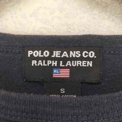 ポロジーンズカンパニーラルフローレン POLO JEANS COMPANY RALPH LAUREN フロッキープリントチビTシャツ レディース JPN:S