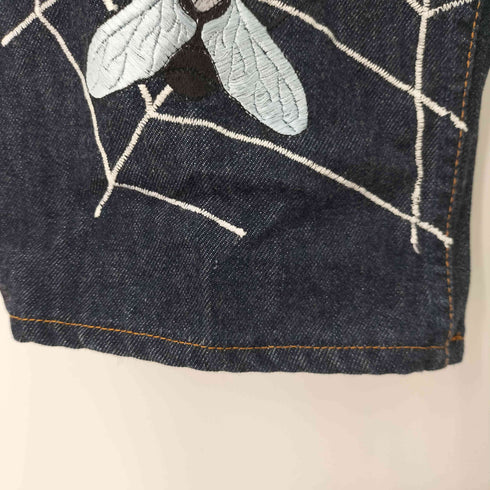 リーバイス Levis リメイク刺繍 デニムパンツ メンズ 34/34;P@U+