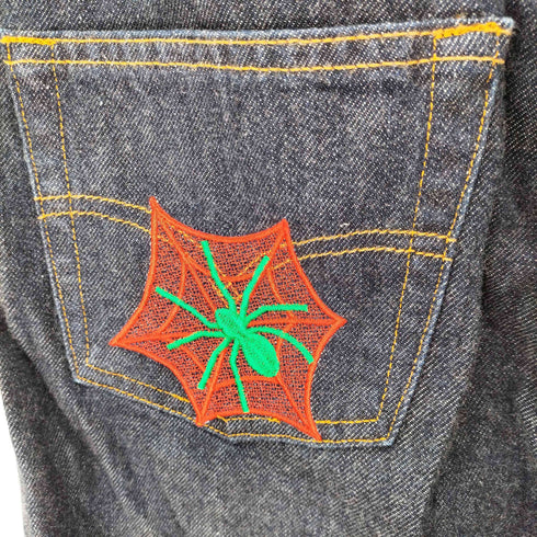 リーバイス Levis リメイク刺繍 デニムパンツ メンズ 34/34;P@U+