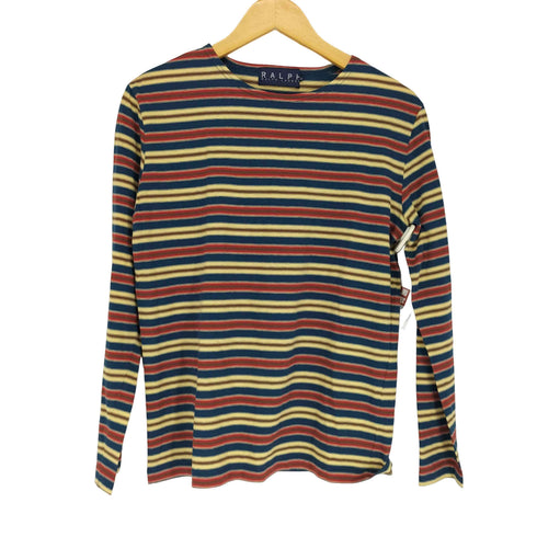 ラルフローレン RALPH LAUREN ボーダー L/S TEE レディース JPN:L