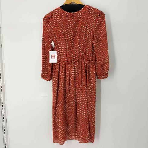 ユキトリイ YUKI TORII L/S 総柄ワンピース レディース