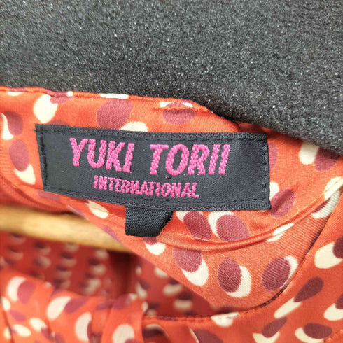 ユキトリイ YUKI TORII L/S 総柄ワンピース レディース