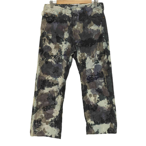 ディーゼル DIESEL ペイント加工ワイドパンツ メンズ US:32-33