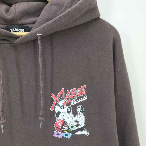 エクストララージ XLARGE LISTEN TO THE RECORD PULLOVER HOODED SWT メンズ JPN:L