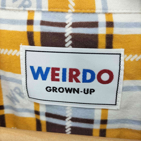 ウィアード WEIRDO 24AW WIND UP - L/S CHECK SHIRTS メンズ JPN:L