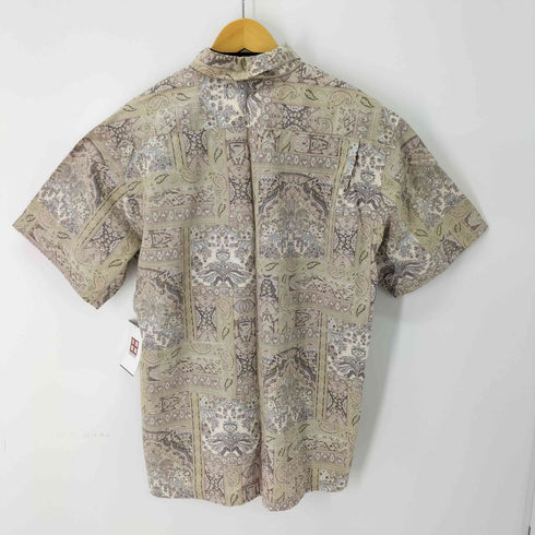 ベアー Bear ワンポケット 総柄S/Sボックスシャツ メンズ JPN:L