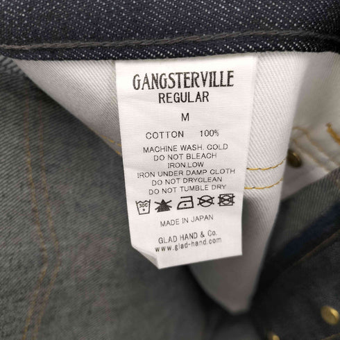 ギャングスタビル GANGSTERVILLE THUG DENIM IRON CROSS メンズ JPN:M