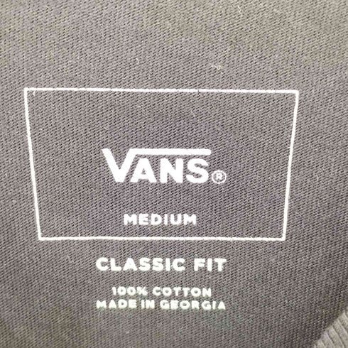バンズ VANS プリントロゴ長袖Tシャツ メンズ import:M